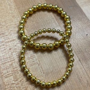 Gold bead couples bracelets ❤️